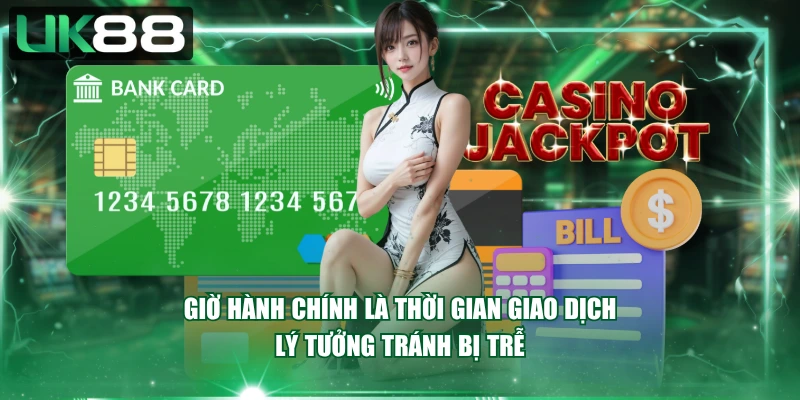 Giờ hành chính là thời gian giao dịch lý tưởng tránh bị trễ